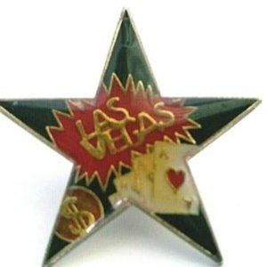 VINTAGE 1980 LAS VEGAS Lapel Pin